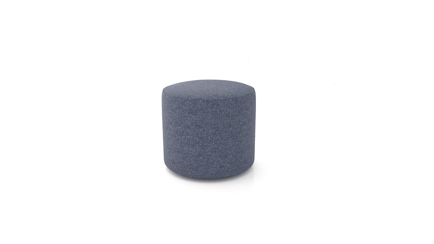 Tabure TA-2, tabure FEYDOM v tkanini Icon IC-79 Deep Blue, pogled od spredaj