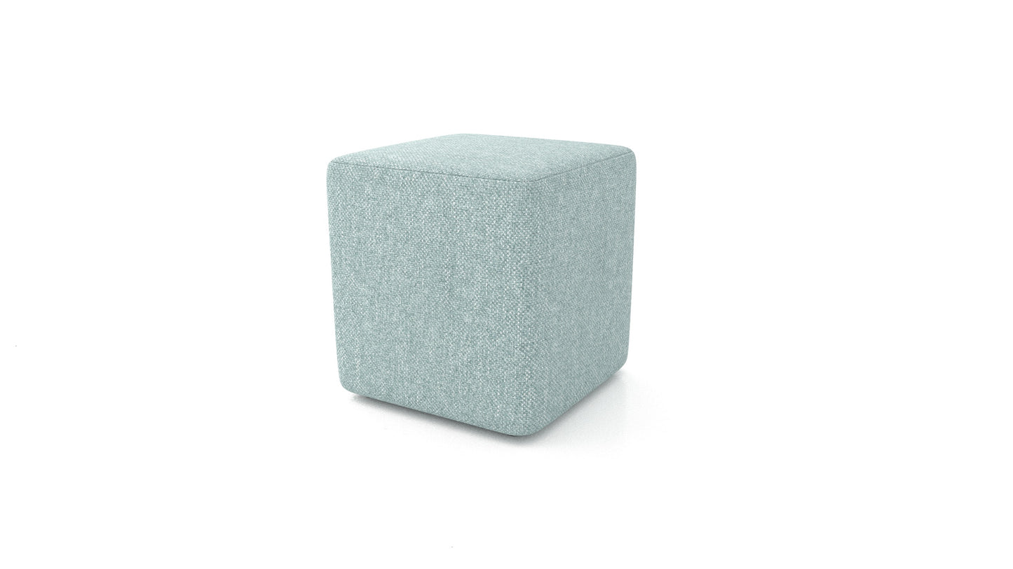 Tabure TA-3, tabure FEYDOM v tkanini Alure DE-75 Pastel Blue, pogled od spredaj