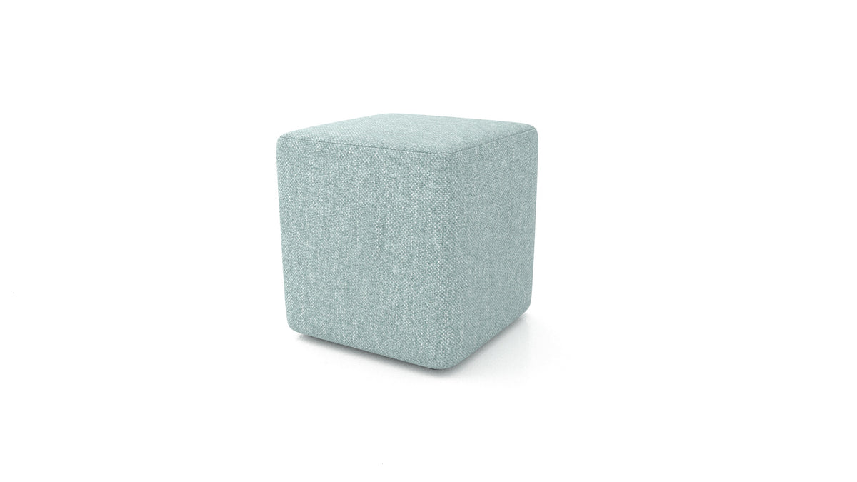 Tabure TA-3, tabure FEYDOM v tkanini Alure DE-75 Pastel Blue, pogled od spredaj
