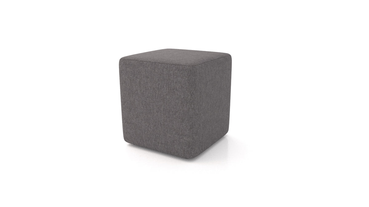 Tabure TA-3, tabure FEYDOM v tkanini Velare ET-12 Dark Grey, pogled od spredaj