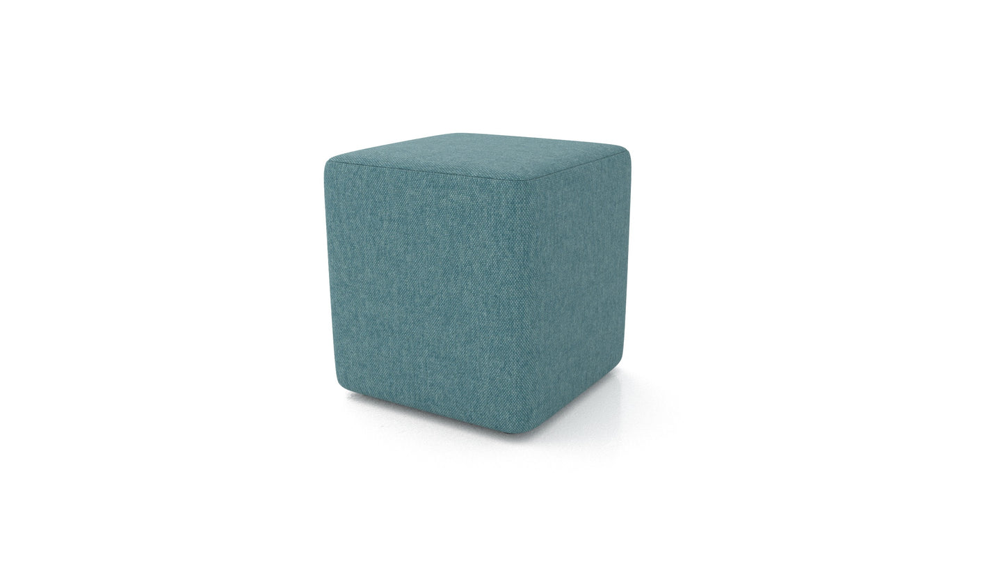 Tabure TA-3, tabure FEYDOM v tkanini Velare ET-16 Turquoise, pogled od spredaj