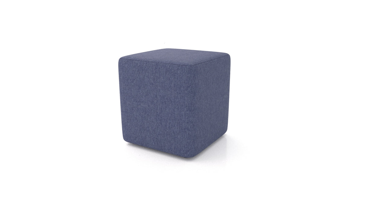 Tabure TA-3, tabure FEYDOM v tkanini Velare ET-80 Noble Blue, pogled od spredaj
