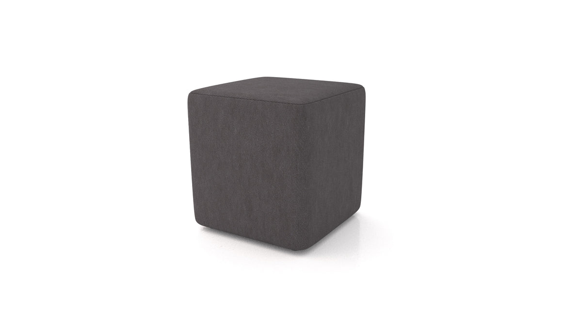 Tabure TA-3, tabure FEYDOM v tkanini Mollia FF-12 Dark Grey, pogled od spredaj