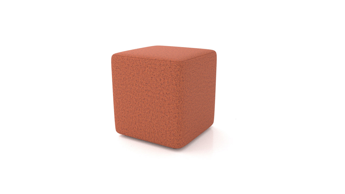 Tabure TA-3, tabure FEYDOM v tkanini Hygge HG-56 Terracotta, pogled od spredaj