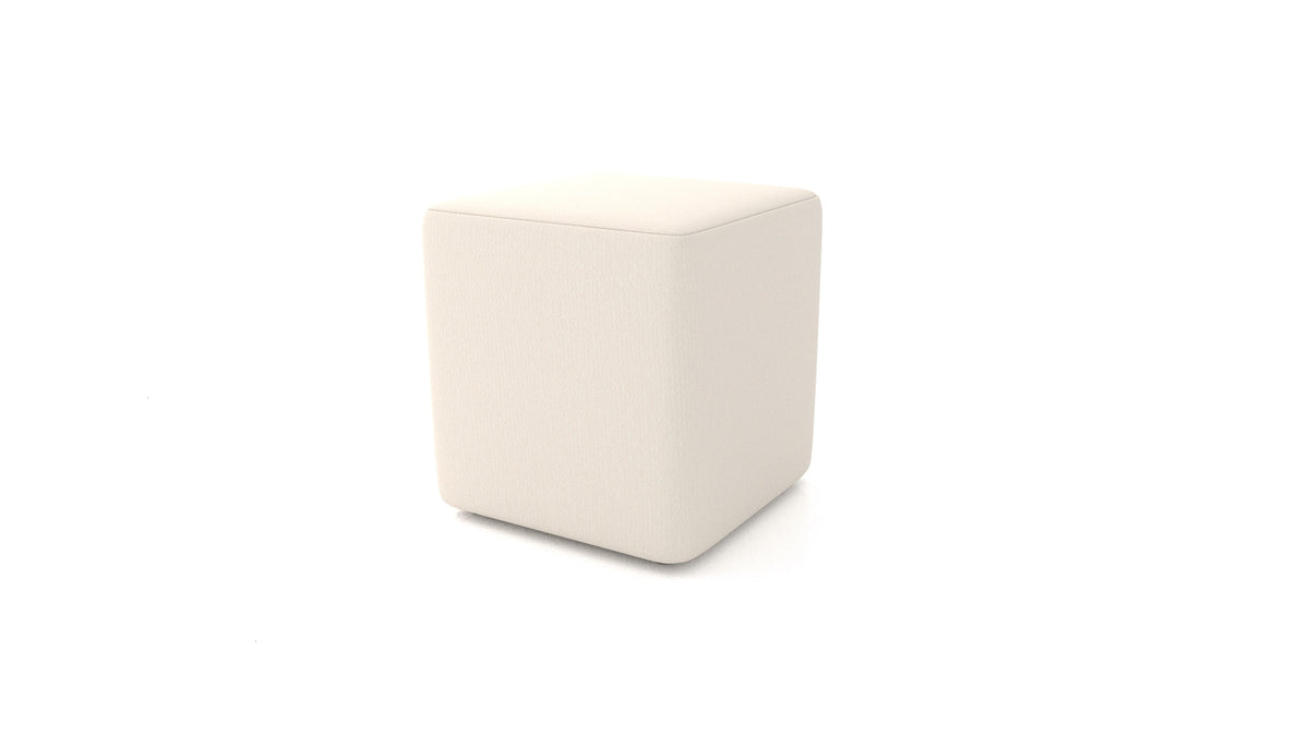 Tabure TA-3, tabure FEYDOM v tkanini Heim HM-03 White, pogled od spredaj