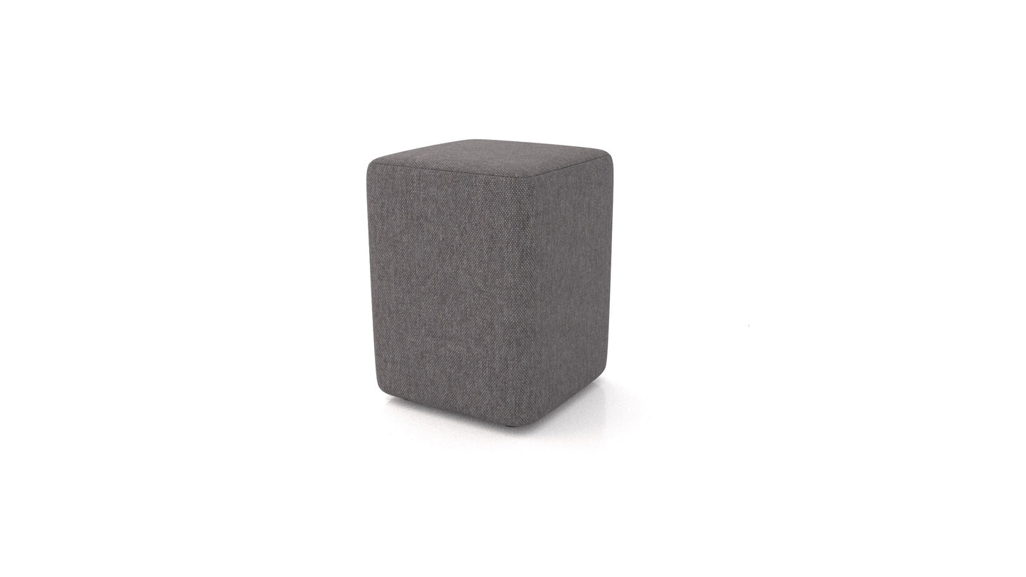Tabure TA-4, tabure FEYDOM v tkanini Velare ET-12 Dark Grey, pogled od spredaj