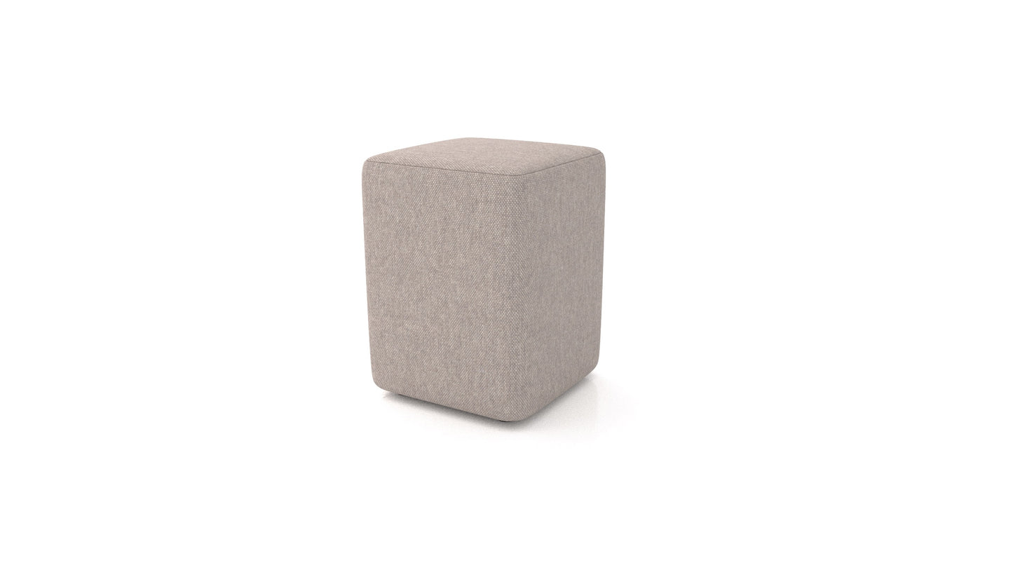 Tabure TA-4, tabure FEYDOM v tkanini Velare ET-15 Light Grey, pogled od spredaj