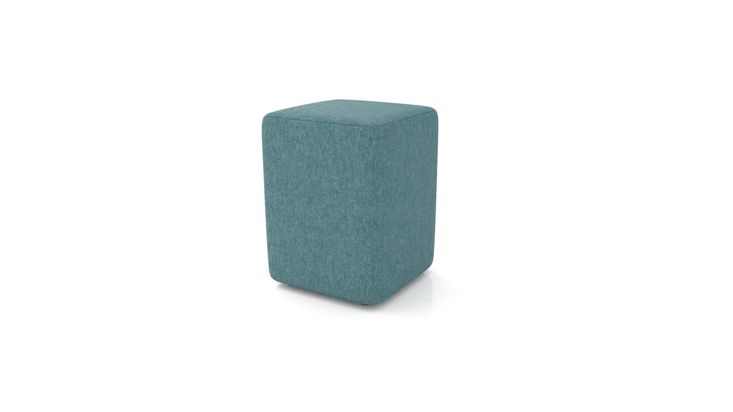Tabure TA-4, tabure FEYDOM v tkanini Velare ET-16 Turquoise, pogled od spredaj