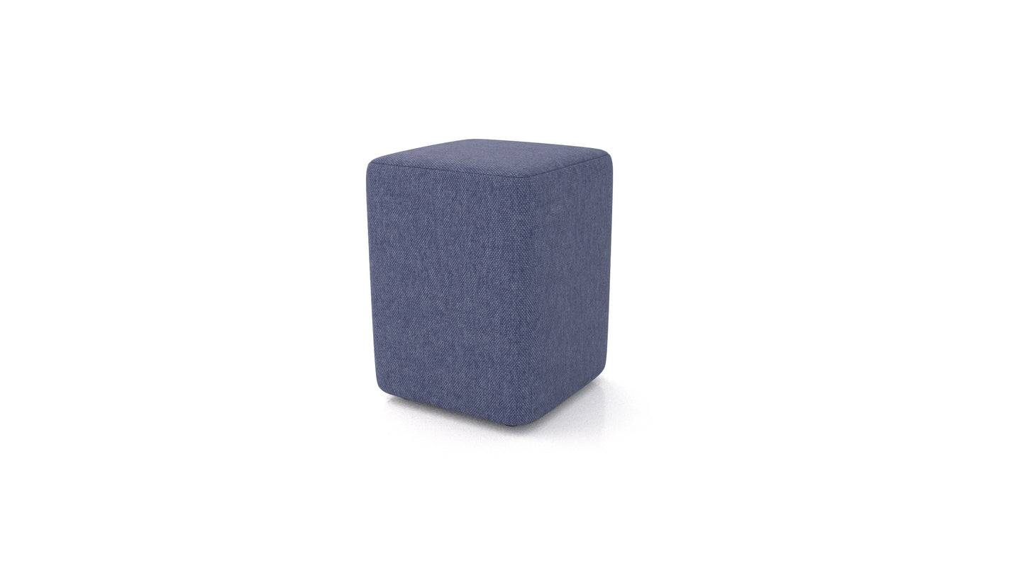 Tabure TA-4, tabure FEYDOM v tkanini Velare ET-80 Noble Blue, pogled od spredaj