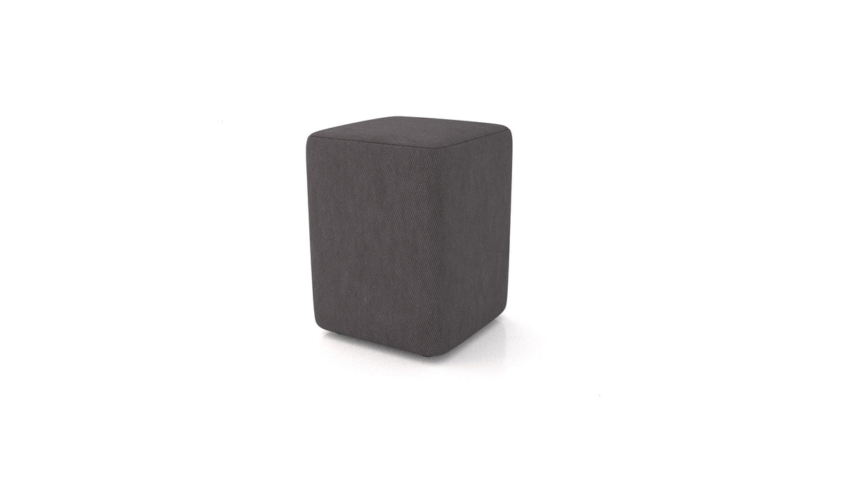Tabure TA-4, tabure FEYDOM v tkanini Mollia FF-12 Dark Grey, pogled od spredaj