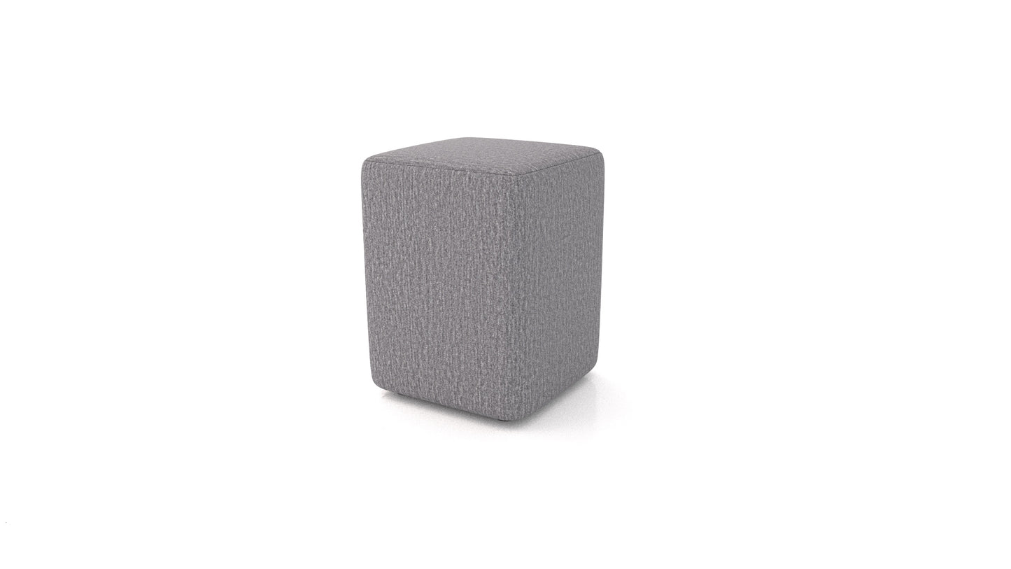 Tabure TA-4, tabure FEYDOM v tkanini Heim HM-95 Medium Grey, pogled od spredaj