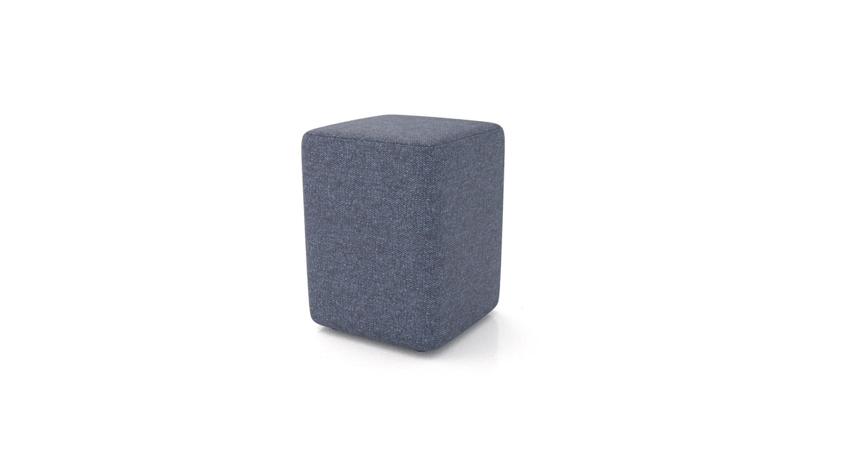 Tabure TA-4, tabure FEYDOM v tkanini Icon IC-79 Deep Blue, pogled od spredaj