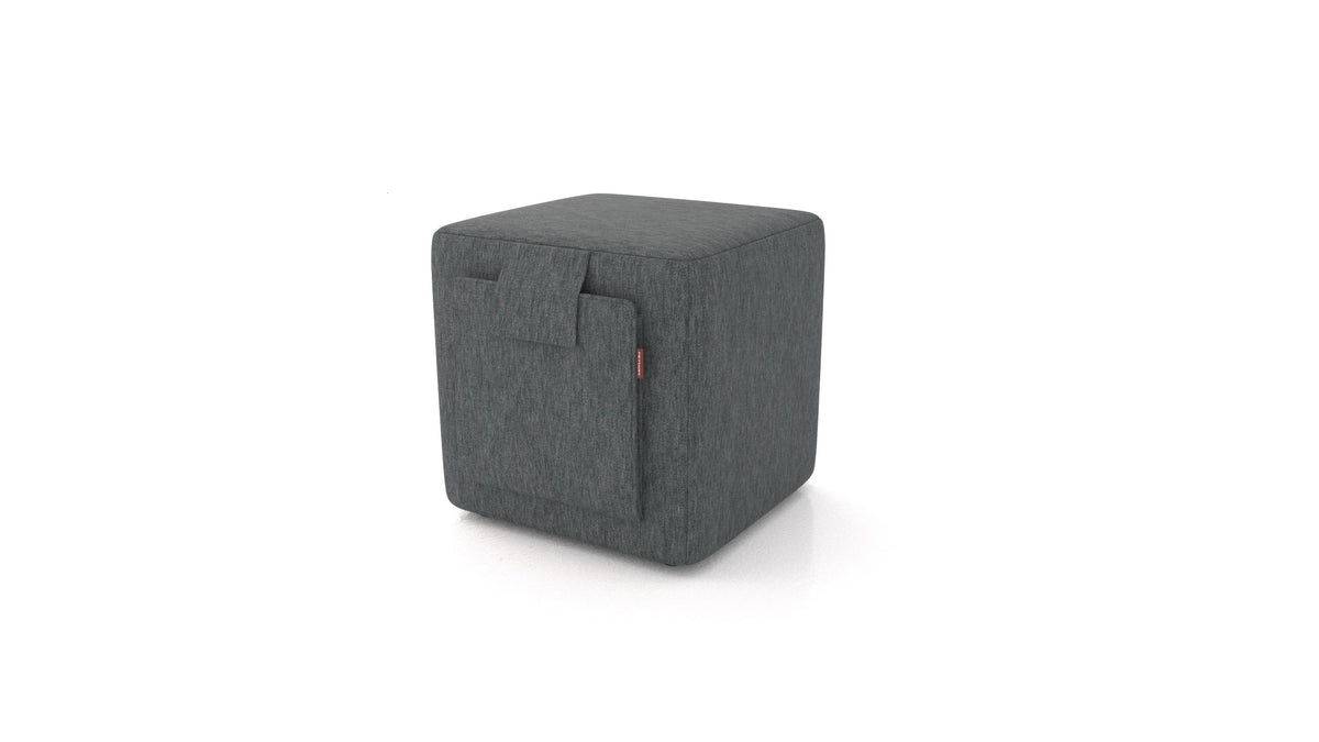 Tabure Tuck, tabure FEYDOM v tkanini Astra AT-88 Dark Grey, pogled od spredaj