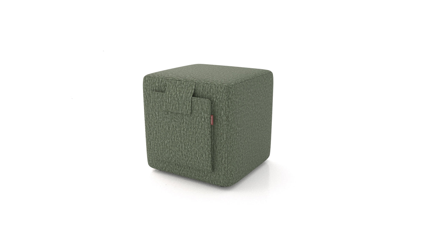 Tabure Tuck, tabure FEYDOM v tkanini Heim HM-39 Forest, pogled od spredaj
