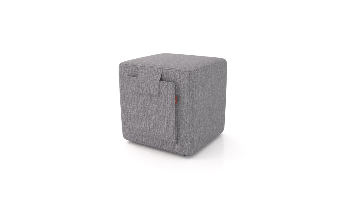 Tabure Tuck, tabure FEYDOM v tkanini Heim HM-95 Medium Grey, pogled od spredaj