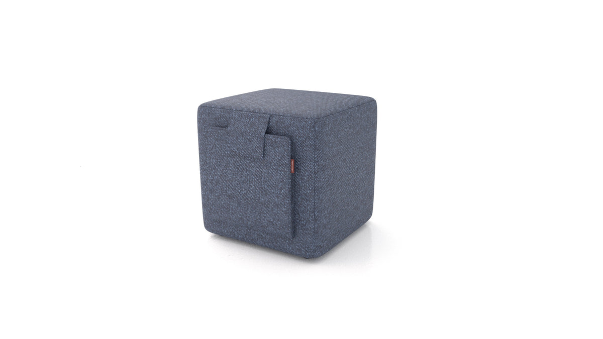 Tabure Tuck, tabure FEYDOM v tkanini Icon IC-79 Deep Blue, pogled od spredaj